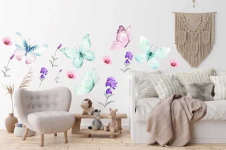 Naklejka na ścianę - motyle