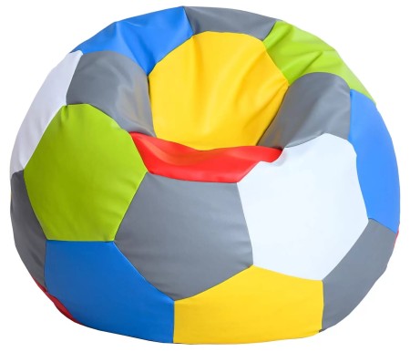 Pufa PIŁKA 80 cm wielokolorowa