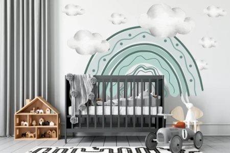 Naklejka na ścianę - tęcza spokoju