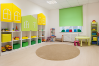 Dywan do Przedszkola ONE COLOR Koło Beżowy.png