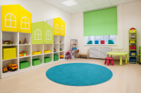 Dywan do Przedszkola ONE COLOR Koło Niebieski.png