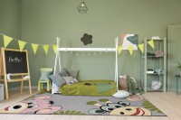 Dywan do Przedszkola PLAY DŻUNGLA Szary