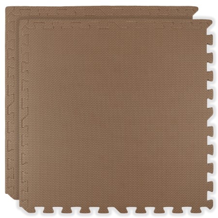 Puzzle piankowe 120 × 60 cm – 2 szt. ciemnobeżowe