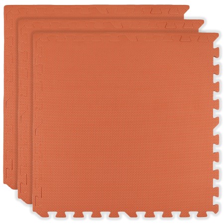 Puzzle piankowe 180 × 60 cm – 3 szt. pomarańczowe