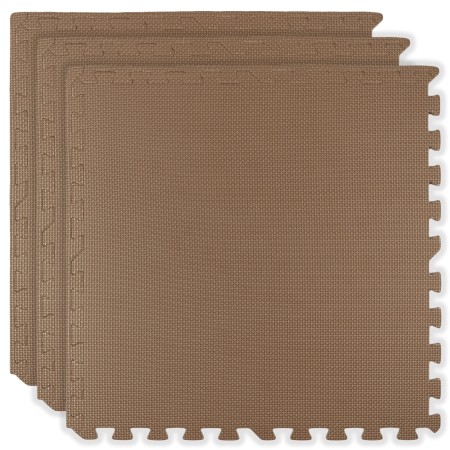 Puzzle piankowe 180 × 60 cm – 3 szt. ciemnobeżowe