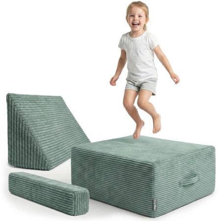 Fotel piankowy z trampoliną RIBBI – zielony