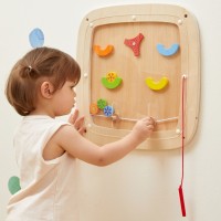 Drewniana tablica manipulacyjna sensoryczna - gra w pinball