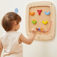 Drewniana tablica manipulacyjna sensoryczna - gra w pinball