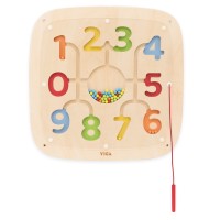 Drewniana tablica manipulacyjna sensoryczna - nauka liczenia sorter