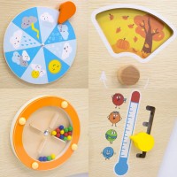 Tablica manipulacyjna sensoryczna - łuk Montessori