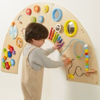 Tablica manipulacyjna sensoryczna - łuk Montessori
