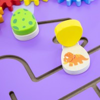 Tablica  manipulacyjna sensoryczna - dinazur triceratops