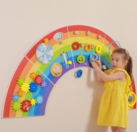 Tablica manipulacyjna sensoryczna - tęcza