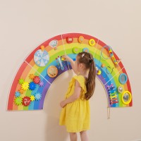 Tablica manipulacyjna sensoryczna - tęcza