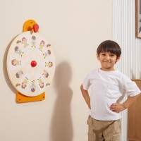 Drewniana tablica ścienna - emocje