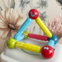 Magnetyczne klocki konstrukcyjne – zestaw edukacyjny 76 elementów