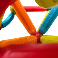 Magnetyczne klocki konstrukcyjne – zestaw edukacyjny 76 elementów
