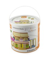 Drewniane klocki konstrukcyjne MALI ARCHITEKCI – zestaw do przedszkola