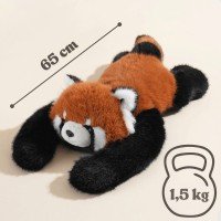 Pluszak sensoryczny obciążeniowy, przytulanka 65 cm – ruda panda