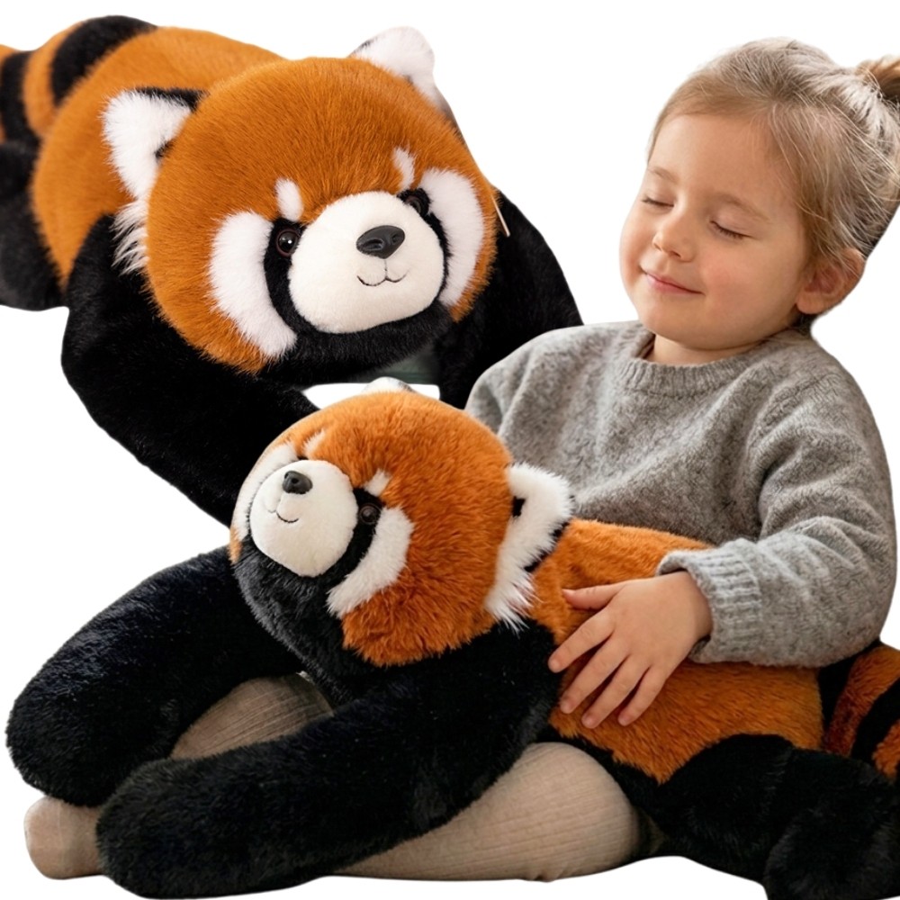 Pluszak sensoryczny obciążeniowy, przytulanka 2,5 kg – ruda panda