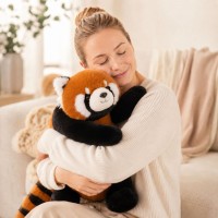 Pluszak sensoryczny obciążeniowy, przytulanka 2,5 kg – ruda panda