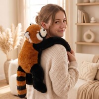 Pluszak sensoryczny obciążeniowy, przytulanka 2,5 kg – ruda panda