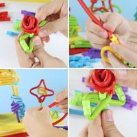 Klocki konstrukcyjne TWIST ART 3D – zestaw edukacyjny 85 elementów