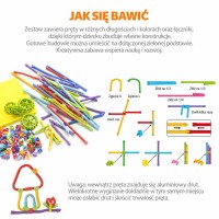 Klocki konstrukcyjne TWIST ART 3D – zestaw edukacyjny 71 elementów