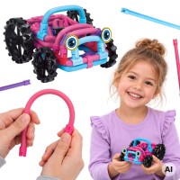 Klocki konstrukcyjne TWIST ART 3D – zestaw edukacyjny 44 elementy