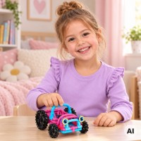 Klocki konstrukcyjne TWIST ART 3D – zestaw edukacyjny 44 elementy