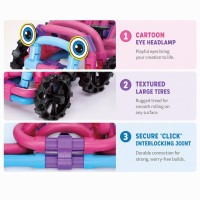 Klocki konstrukcyjne TWIST ART 3D – zestaw edukacyjny 44 elementy