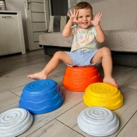 Kamienie sensoryczne do balansowania – zestaw 5 sztuk