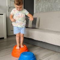 Kamienie sensoryczne do balansowania – zestaw 5 sztuk