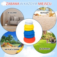 Kamienie sensoryczne do balansowania – zestaw 5 sztuk