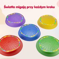 Interaktywne kamienie równoważne z dźwiękiem i światłem – zestaw 5 sztuk