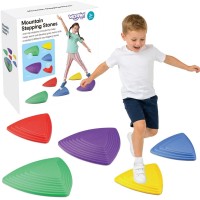 Trójkątne kamienie sensoryczne do balansowania – zestaw 5 sztuk