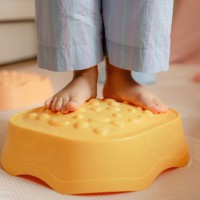 Kamienie sensoryczne do balansowania z wypustkami – zestaw 5 sztuk, pastelowe