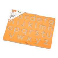 Drewniana tablica grafomotoryczna MAŁE LITERY – nauka pisania