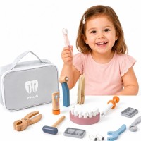 Drewniany zestaw MAŁY DENTYSTA