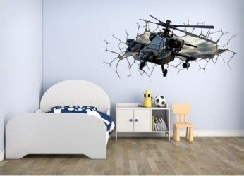 NAKLEJKA NA ŚCIANĘ HELIKOPTER 2