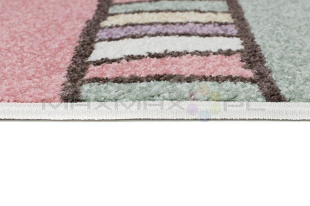 Dywan do Przedszkola Kids Pastel Zwierzaki Multi 47