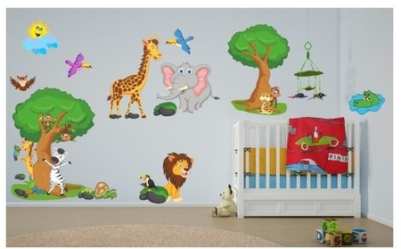 NAKLEJKA NA ŚCIANĘ SAFARI 3
