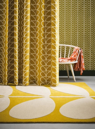 Dywan Orla Kiely - YELLOW STEM 059306