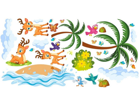 NAKLEJKA NA ŚCIANĘ ZWIERZĘTA 18