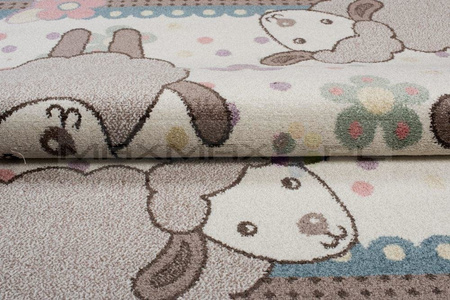 Dywan do Przedszkola Kids Pastel Owieczki Krem 24
