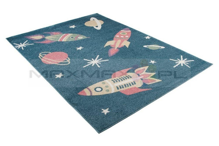 Dywan do Przedszkola Kids Pastel Rakiety Multi 51