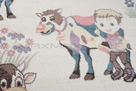 Dywan do Przedszkola Kids Pastel Farma Krem 34